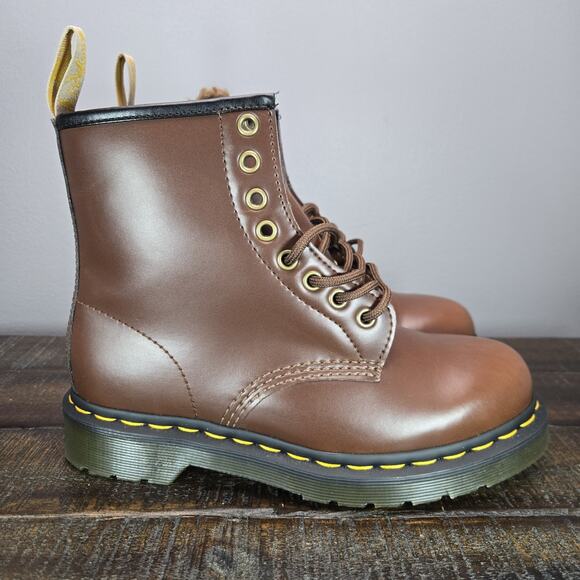 NEW Doc Martens Vegan 1460 Womens Size Lined Lace Up Boots